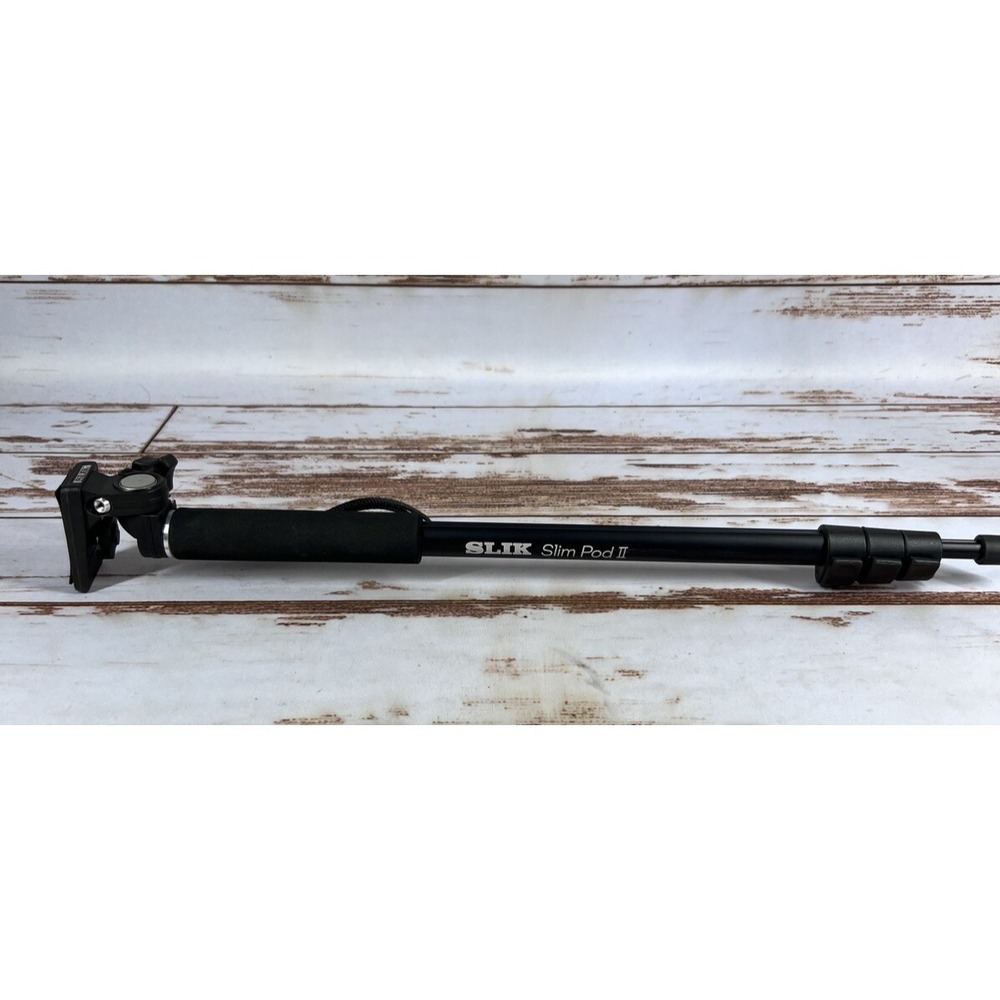 SLIK Slim Pod II Camera Camcorder Monopod 4-Section Aluminum